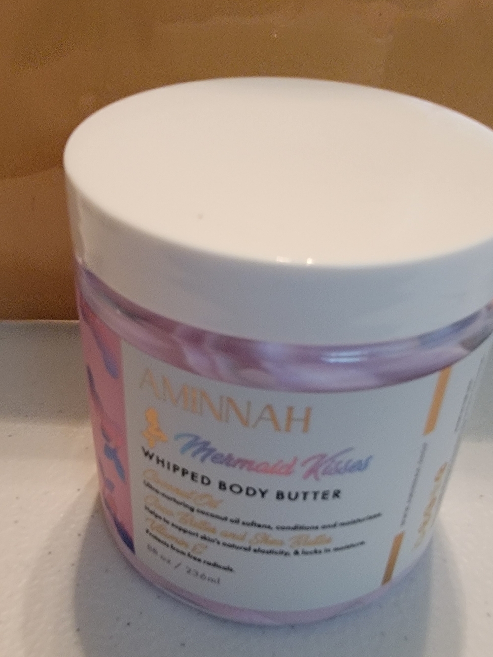 Aminnah Mermaid Kisses Whipped Body Butter — Pink